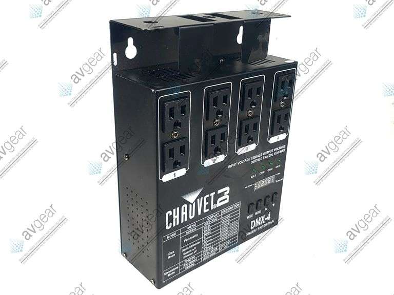 Chauvet DJ DMX-4 4-channel DMX Dimmer/Switch Pack w/ Cables
