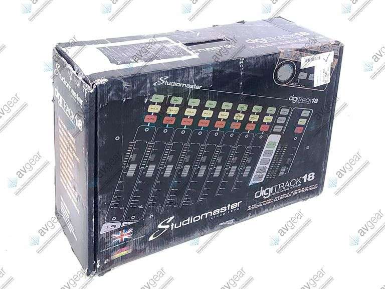 StudioMaster DigiTrack 18 Digital Mixing Console
