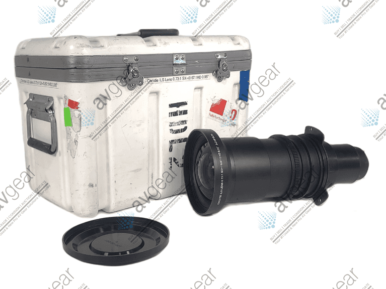 Christie ILS 0.73:1 SX+ / 0.67:1 HD 0.95" 3-CHIP DLP Projector Lens In Hard Carry Case