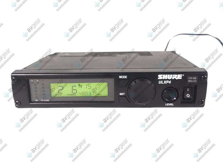 Shure ULXP4 Wireless Receiver Kit (G3: 470-506 MHz) w/ Accessories in Hard Carry Case