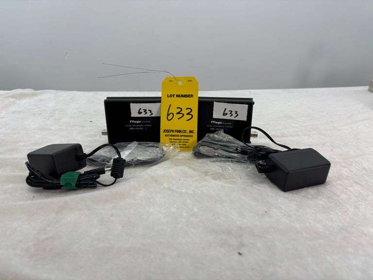Lot (2) TV Logic IS-miniX Real Time Digital Color Processor with Power Supply