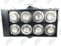 (5) Generic 8-Light Blinders (Male Stage Pin) w/ Mounting Brackets