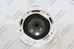 (2) Tannoy CMS 801DC BM Ceiling Monitor Loud Speakers w/ (2) Grilles, (2) Rails & (2) Cut Out Templa