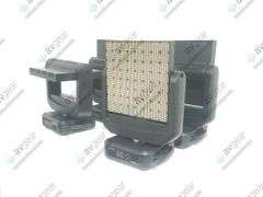 (4) Ayrton Magicburst Moving LED Lights w/ (4) PSU Cables In Wheeled Road Case