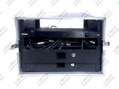 8RU EWI Rack Case w/ (2) 2RU Drawers and w/ Furman M-8x2 In 8RU Hard Case w/Cable