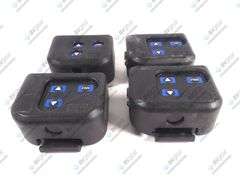 Clear-Com CZ11513 HME DX210 System w/ (5) HS15 Headsets, (4) 4-UP Battery Packs, (2) PSU's, and Batt