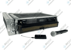 Shure UR4S Wireless Receiver Kit (J5: 578-638 MHz) w/ UR1 Body Pack, Shure Beta 58A Wireless Microph