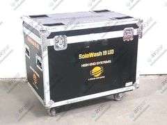 (2) ETC Solawash 19 LED Moving Head Light w/ (4) Mounting Brackets, (2) PSU Cables & (2) Safety Cabl