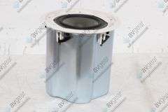 (2) Tannoy CMS 801DC BM Ceiling Monitor Loud Speakers w/ (2) Grilles, (2) Rails & (2) Cut Out Templa