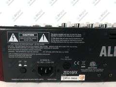 Allen & Heath ZED-16FX 16-Channel Audio Mixer W/USB
2 TRK Gain knob missing