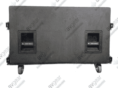 JBL VT4888 VerTec Series 3-Way Passive Line Array Speaker w/ Wheeled Dolly and Soft Cover