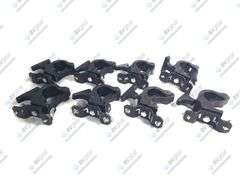 [NEEDS REPAIRS] (4) Ayrton Wildsun 500C Moving LED Head Light w/ Clamps & Safety Cables in Wheeled R