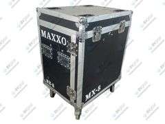 Axia Maxxo 1000 Moving Spot Head Light (NEEDS REPAIRS) w/ (2) Mounting Brackets in Wheeled Road Case