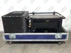 Barco RLM-W8 8000 Lumen WUXGA 3 Chip DLP Projector (3720 Op Hours) w/ Accessories in Wheeled Hard Ro