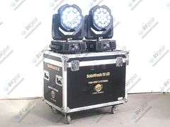 (2) ETC Solawash 19 LED Moving Head Light w/ (4) Mounting Brackets, (2) PSU Cables & (2) Safety Cabl