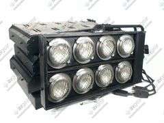 (5) Generic 8-Light Blinders (Male Stage Pin) w/ Mounting Brackets