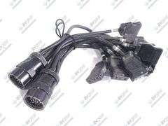 (2) Male 19-Pin Socapex to (6) Female Stage Pin 1' Fan Out Cables