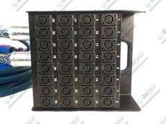 Whirlwind Medusa 32-Input Stage Box w/ (2) Male 3-Pin DMX Fanout Cables