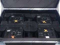 (4) Ayrton Dream Panel Twin Moving LED Lights (NEEDS REPAIRS) in Wheeled Hard Case
Requires 30A-250