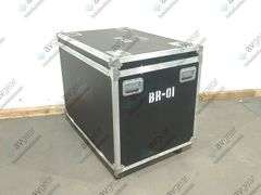 (4) Ayrton Magicburst Moving LED Lights w/ (4) PSU Cables In Wheeled Road Case