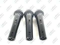 (6) Behringer XM1800S Wired Microphones w/ (6) Microphone Clips in Hard Carry Case