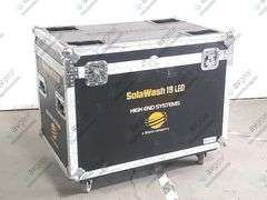 ETC Solawash 19 LED Moving Head Light w/ (2) Mounting Brackets, PSU Cables & Safety Cables in Wheele