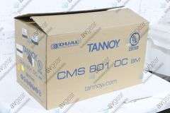 (2) Tannoy CMS 801DC BM Ceiling Monitor Loud Speakers w/ (2) Grilles, (2) Rails & (2) Cut Out Templa