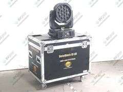 ETC Solawash 19 LED Moving Head Light w/ (2) Mounting Brackets, PSU Cables & Safety Cables in Wheele