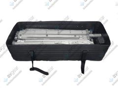 Da-Lite 9x12’ Fast Fold Front & Rear Projection Screen Kit w/ (2) Legs, Skirt, Cranks and Frame in R