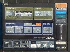 Yamaha M7CL-32 Digital Audio Mixing Console in Wheeled Hard Case