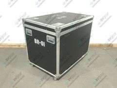 (4) Ayrton Magicburst Moving LED Lights w/ (4) PSU Cables In Wheeled Road Case