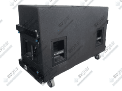 JBL VT4888 VerTec Series 3-Way Passive Line Array Speaker w/ Wheeled Dolly and Soft Cover