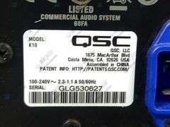 QSC K10 K Series 1000-watt Powered PA Speaker