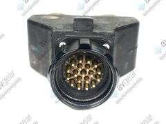 19-Pin Socapex Splitter Box 1 in 2 Out Socapex Power Connector for Stage Audio