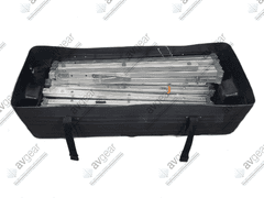 Da-Lite 9x12’ Fast Fold Front & Rear Projection Screen Kit w/ (2) Legs, Skirt, Cranks and Frame in R