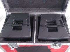 (2) JBL VRX932LA 12" Two-Way Line-Array System in LM Engineering Wheeled Road Case