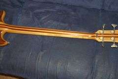 Kawai FIIB 1980's Maple/Koa Bass Guitar with Case (Also Known as the Poor Man's Alembic)