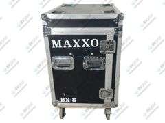 Axia Maxxo 1000 Moving Spot Head Light (NEEDS REPAIRS) w/ (2) Mounting Brackets in Wheeled Road Case