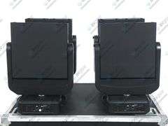 (4) Ayrton Dream Panel Twin Moving LED Lights w/ (4) PSU Cables in Wheeled Hard Case
Requires 30 Am