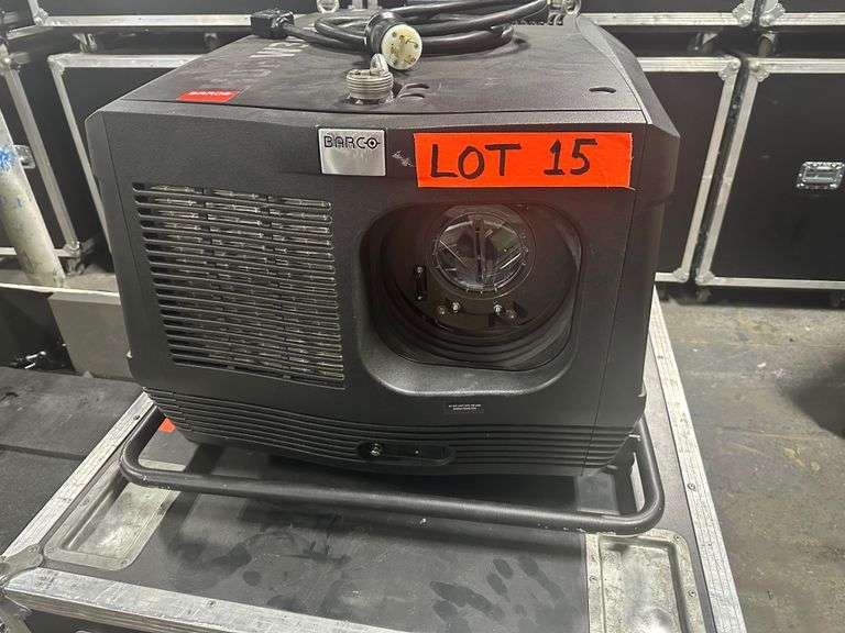 Barco HDF-W30 Flex Projector 30,000 Lumen, 1920 x 1200 Resolution, 3-Chip DLP Projector. Item includ