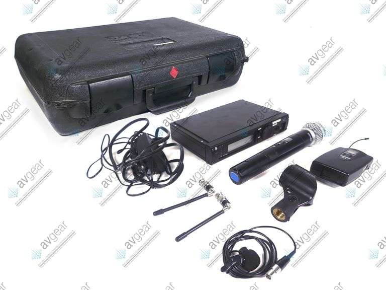 Shure ULXP4 Wireless Receiver Kit (J1: 554-590MHz) w/ Accessories in Hard Carry Case