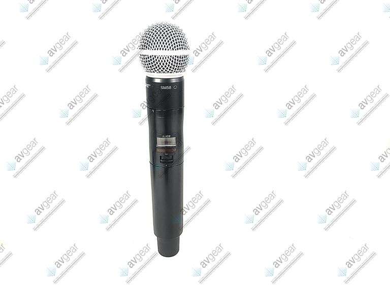 Shure ULXD2 Handheld Wireless Transmitter (G50: 470-534 MHz) w/ SM58 Capsule in Soft Pouch