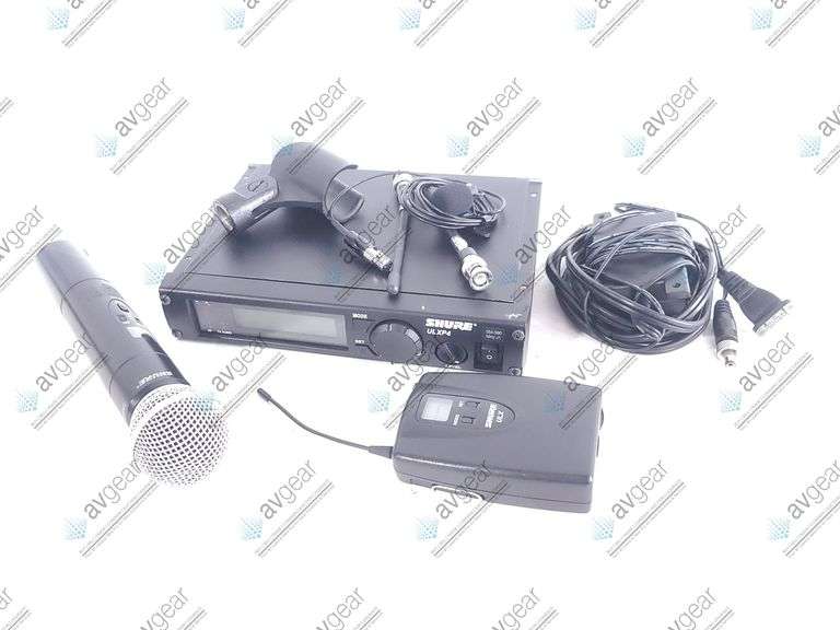 Shure ULXP4 Wireless Receiver Kit (J1: 554-590MHz) w/ Accessories in Hard Carry Case