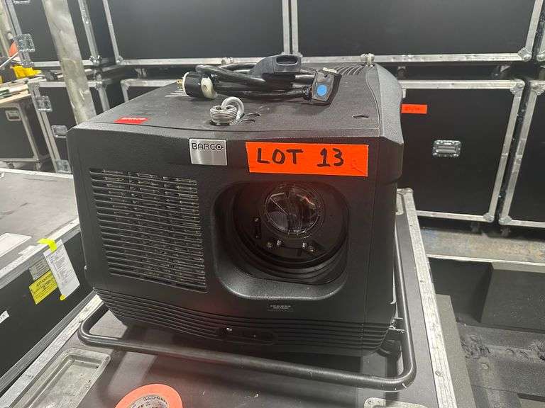 Barco HDF-W30 Flex Projector 30,000 Lumen, 1920 x 1200 Resolution, 3-Chip DLP Projector. Item includ