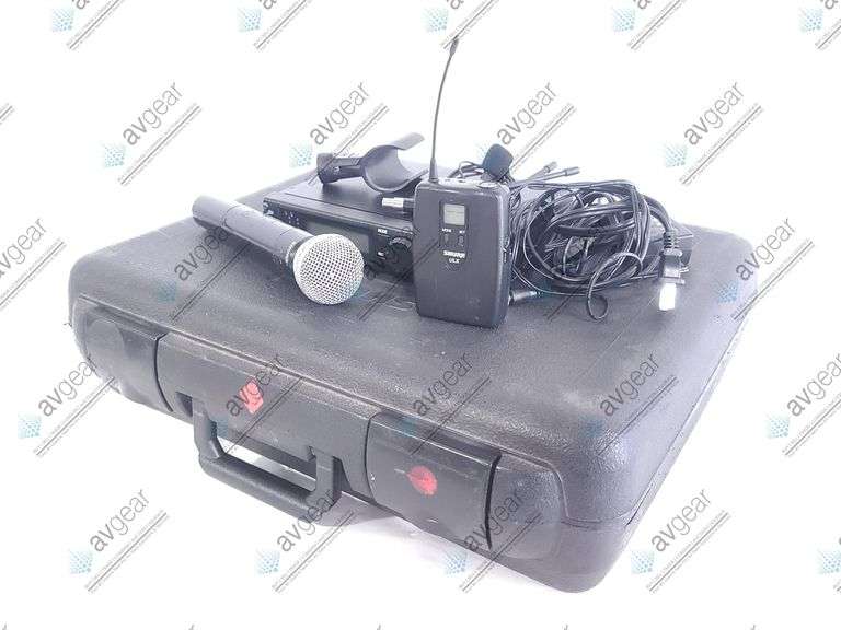Shure ULXP4 Wireless Receiver Kit (J1: 554-590MHz) w/ Accessories in Hard Carry Case