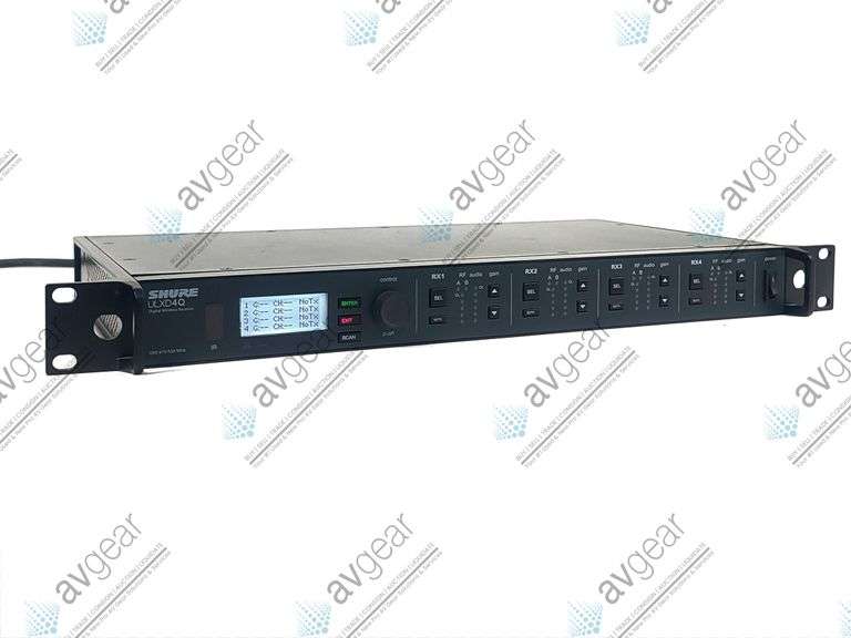 Shure ULXD4Q-G50 Quad Channel Digital Wireless Receiver (470 - 534 MHz)