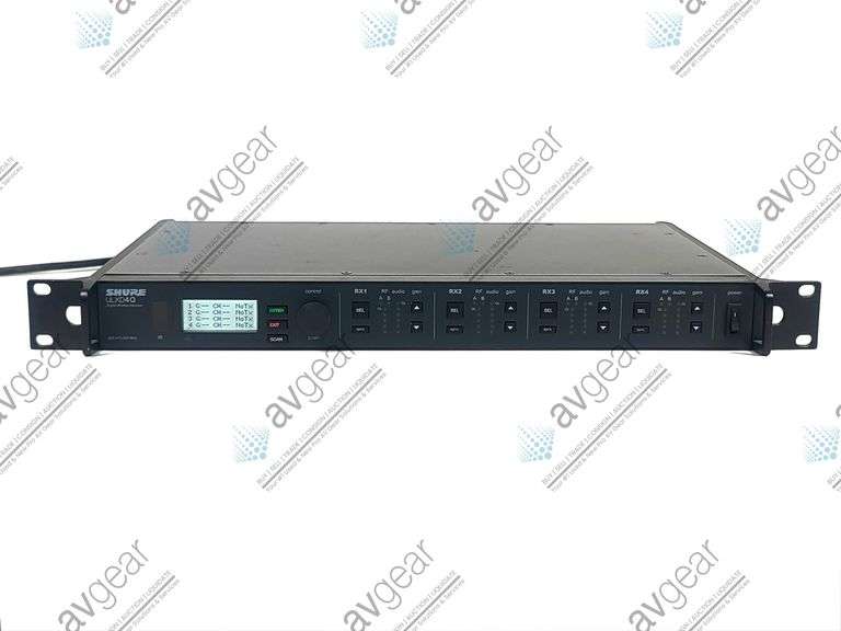 Shure ULXD4Q-G50 Quad Channel Digital Wireless Receiver (470 - 534 MHz)
