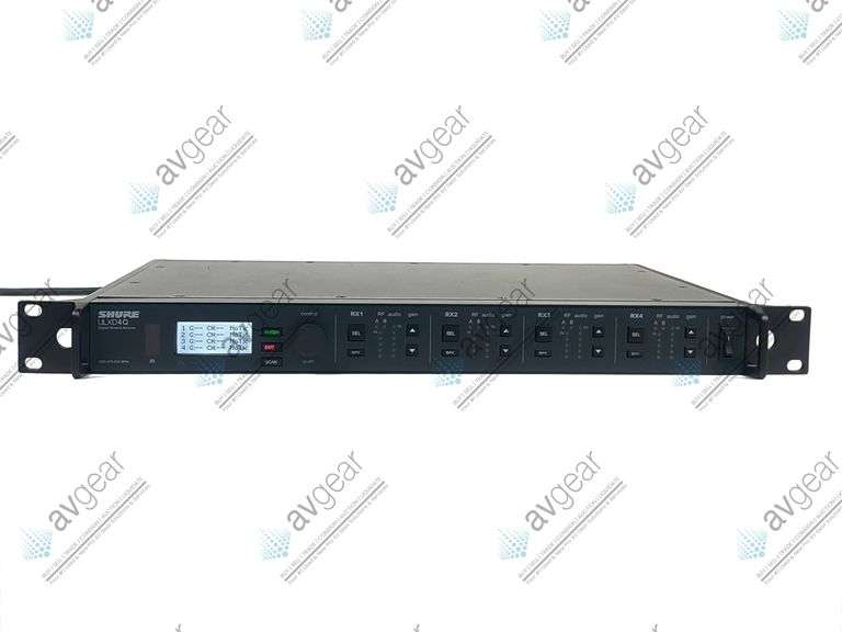 Shure ULXD4Q-G50 Quad Channel Digital Wireless Receiver (470 - 534 MHz)