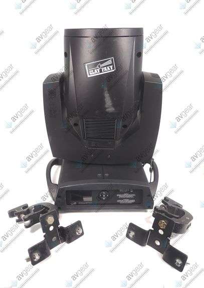 Clay Paky Sharpy Wash 330 LED Moving Head Light w/ (2) C-Clamps & Hanging Brackets