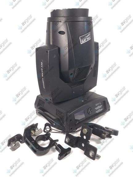 Clay Paky Sharpy Wash 330 LED Moving Head Light w/ (2) C-Clamps & Hanging Brackets